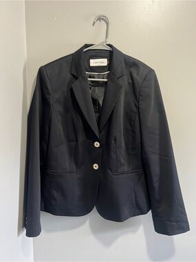 Calvin Klein Black Tailored Blazer